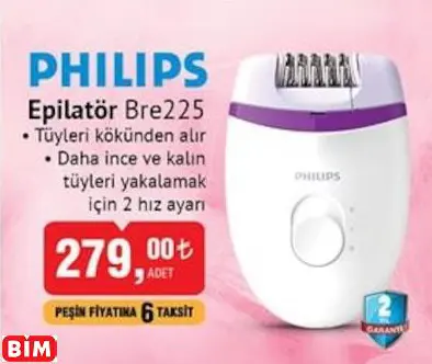 PHİLİPS EPİLATÖR BRE225